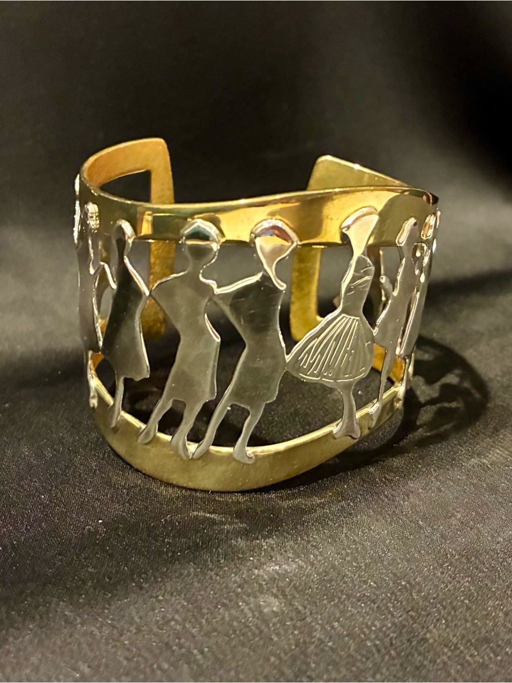 Authentic Robert Lee Morris x Andy Warhol Silhouette Cuff Original Box & Receipt